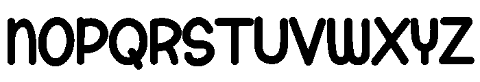 Rather polite Font UPPERCASE