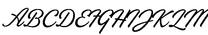 Rathern-Regular Font UPPERCASE