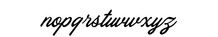Rathern-Regular Font LOWERCASE