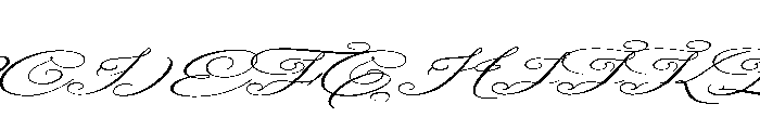 Rathima Calligraphy Regular Font UPPERCASE
