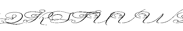 Rathima Calligraphy Regular Font UPPERCASE