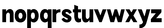 Rathing Black Condensed Font LOWERCASE