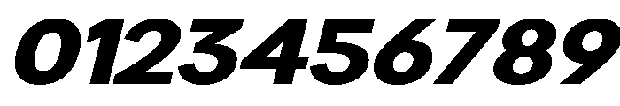 Rathing Black Expanded Italic Font OTHER CHARS