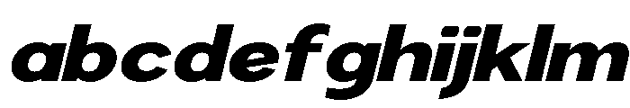 Rathing Black Expanded Italic FONT