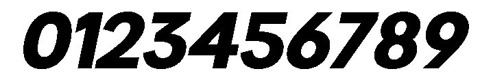 Rathing Black Italic Font OTHER CHARS