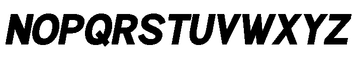 Rathing Black SemCond Ita Font UPPERCASE