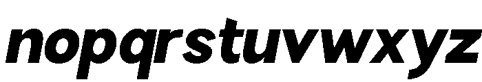 Rathing Black SemCond Ita Font LOWERCASE