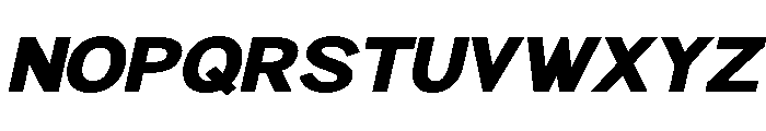 Rathing Black SemExp Ita Font UPPERCASE