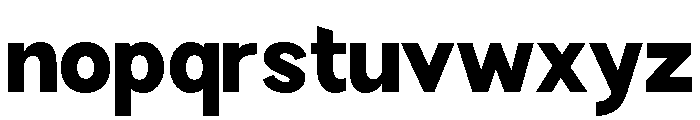 Rathing Black SemiCondensed Font LOWERCASE