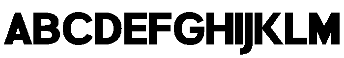 Rathing Black Font UPPERCASE