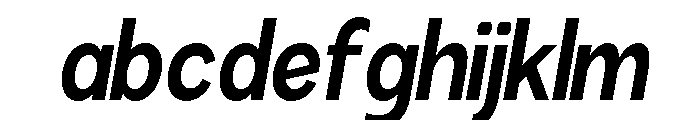 Rathing Bold Condensed Italic FONT