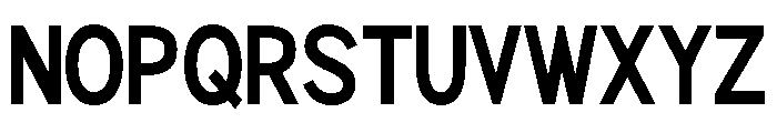 Rathing Bold Condensed Font UPPERCASE
