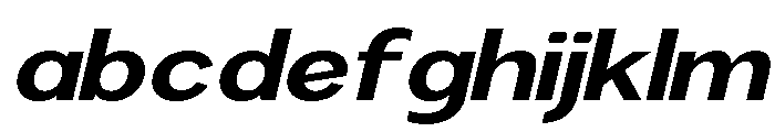 Rathing Bold Expanded Italic FONT