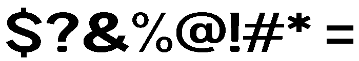 Rathing Bold Expanded Font OTHER CHARS