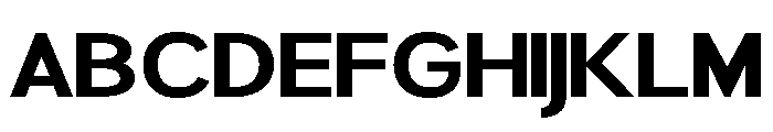 Rathing Bold Expanded Font UPPERCASE