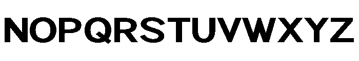 Rathing Bold Expanded Font UPPERCASE