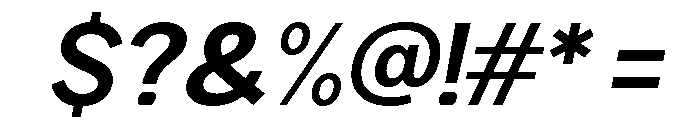Rathing Bold Italic Font OTHER CHARS