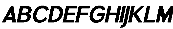 Rathing Bold Italic Font UPPERCASE