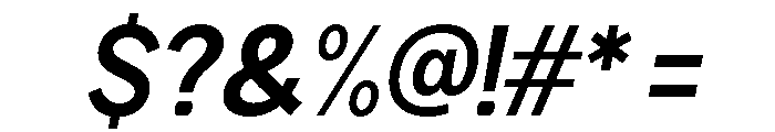 Rathing Bold SemCond Ita Font OTHER CHARS