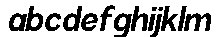 Rathing Bold SemCond Ita FONT