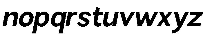 Rathing Bold SemCond Ita Font LOWERCASE