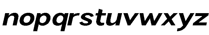 Rathing Bold SemExp Ita Font LOWERCASE