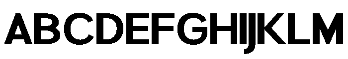 Rathing Bold SemiExpanded Font UPPERCASE