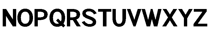 Rathing Bold Font UPPERCASE
