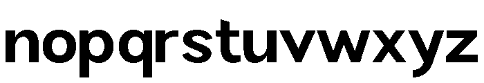 Rathing Bold Font LOWERCASE