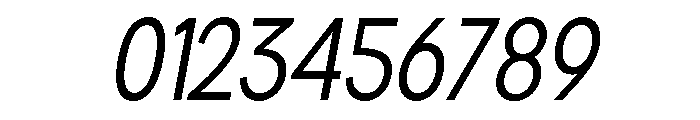 Rathing Condensed Italic Font OTHER CHARS