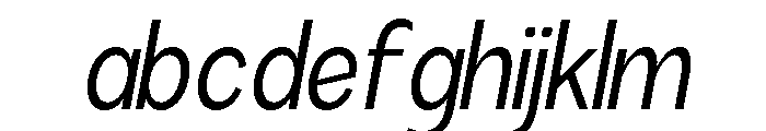 Rathing Condensed Italic FONT