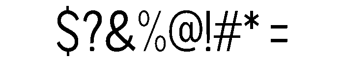 Rathing Condensed Font OTHER CHARS
