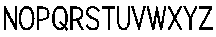 Rathing Condensed Font UPPERCASE
