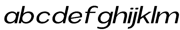 Rathing Expanded Italic FONT