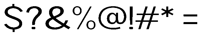 Rathing Expanded Font OTHER CHARS