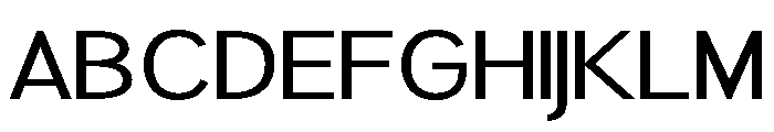 Rathing Expanded Font UPPERCASE