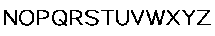 Rathing Expanded Font UPPERCASE
