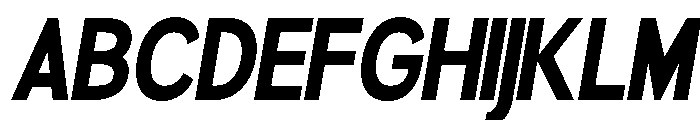 Rathing ExtBd Cond Ita Font UPPERCASE