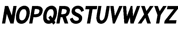 Rathing ExtBd Cond Ita Font UPPERCASE