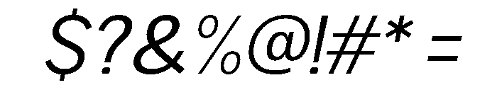 Rathing Italic Font OTHER CHARS