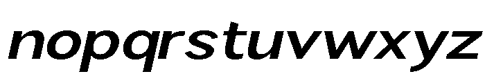 Rathing SemBd Exp Ita Font LOWERCASE