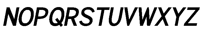 Rathing SemBd SemCond Ita Font UPPERCASE