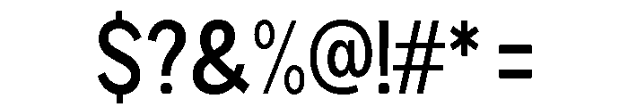 Rathing SemiBold Condensed Font OTHER CHARS