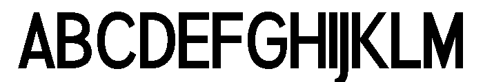 Rathing SemiBold Condensed Font UPPERCASE