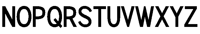 Rathing SemiBold Condensed Font UPPERCASE