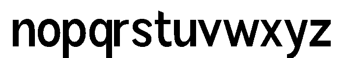 Rathing SemiBold Condensed Font LOWERCASE