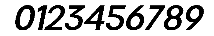 Rathing SemiBold Italic Font OTHER CHARS