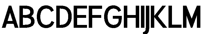 Rathing SemiBold SemiCondensed Font UPPERCASE