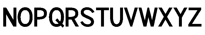 Rathing SemiBold SemiCondensed Font UPPERCASE