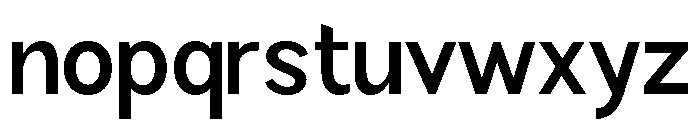 Rathing SemiBold SemiCondensed Font LOWERCASE